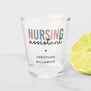 Personalisierte Krankenpfleger Schnapsglas