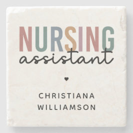 Personalisierte Krankenpfleger Steinuntersetzer