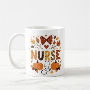 Personalisierte Krankenschwester - Niedliche Kürbi Kaffeetasse