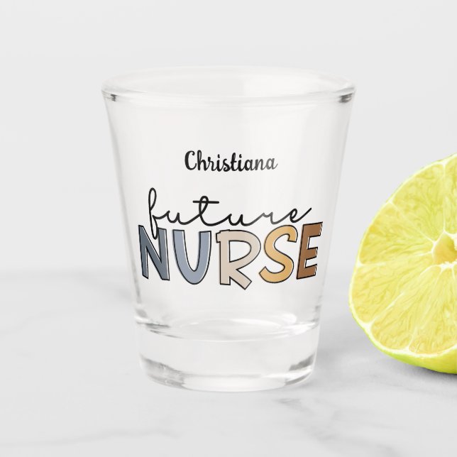 Personalisierte Krankenversicherung | Geschenke fü Schnapsglas (Vorderseite)