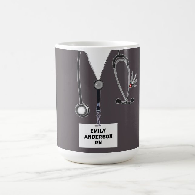 Personalisierte Krankenversicherung Kaffeetasse (Mittel)