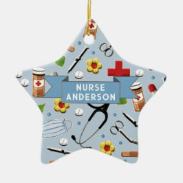 Personalisierte Krankenversicherung Keramik Ornament