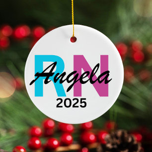 Personalisierte Krankenverzierung 2025, kundenspez Keramik Ornament