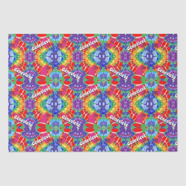 Personalisierte Krawatte Seidenpapier (Vorderseite)