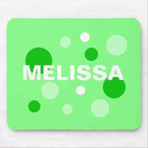 Personalisierte Kreis-Mauspads - Grün Mousepad