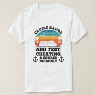 Personalisierte Kreuzfahrt-Crew T-Shirt