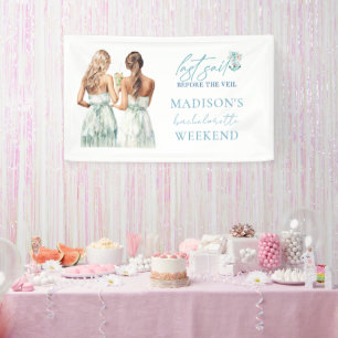 Personalisierte Kreuzfahrt-Junggesellinnen-Abschie Banner