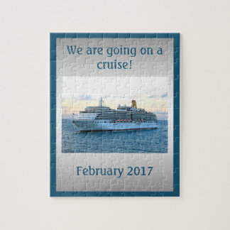 Personalisierte Kreuzfahrt-Überraschung Puzzle