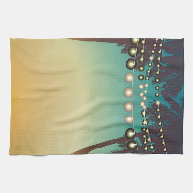 Personalisierte Küche Handtuch Strand Sonnenunterg (Horizontal)