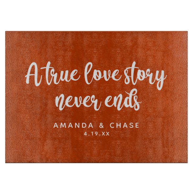 Personalisierte Küche Schneidebrett (Vorderseite)