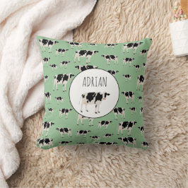 Personalisierte Kuhfarm Tiermuster Kissen