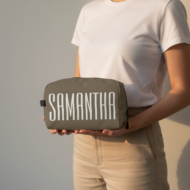 Personalisierte Kulturbeuteltasche für Sie oder zu Waschbeutel (Custom Name Makeup Bag – Thoughtful Gift for Mom, Grandma, or Auntie | Bridesmaid Thank You Bag)