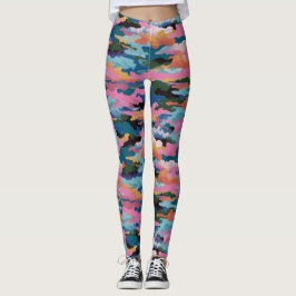 Personalisierte Kundenspezifische All-Over-Print L Leggings
