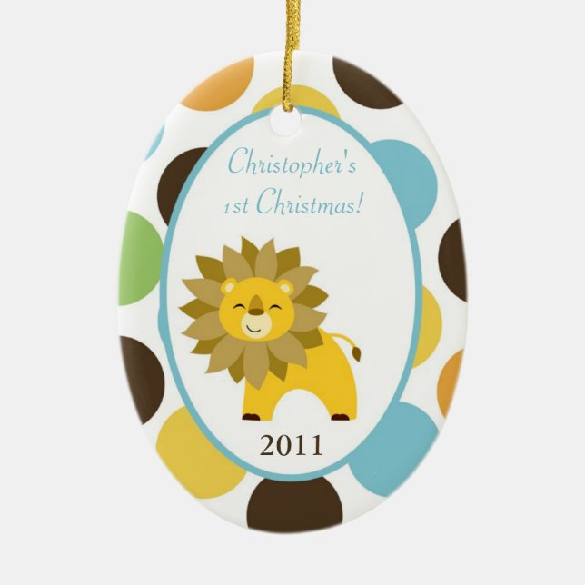 Personalisierte kundenspezifische keramik ornament (Vorne)