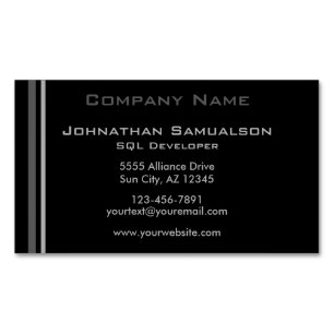 Personalisierte kundenspezifische magnetische magnetische visitenkarte