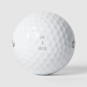 Personalisierte kundenspezifische moderne Schrifta Golfball