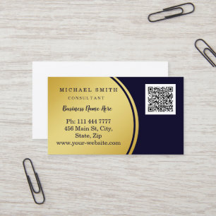 Personalisierte kundenspezifische QR-Logo-Geschäft Visitenkarte