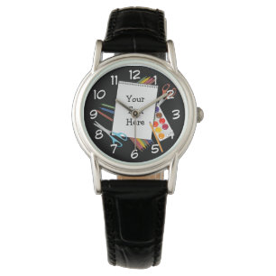 Personalisierte Künstlerische Bordartikel Armbandu Armbanduhr