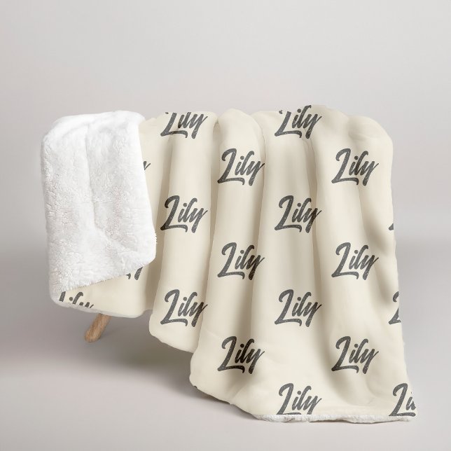 Personalisierte Kuscheldecke für Frauen oder Kinde Sherpadecke (college student blanket, cozy gift for her, personalized baby blanket, baby shower gift idea,)