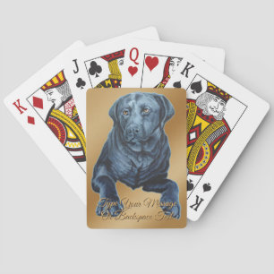 Personalisierte Labrador Playing Cards Spielkarten