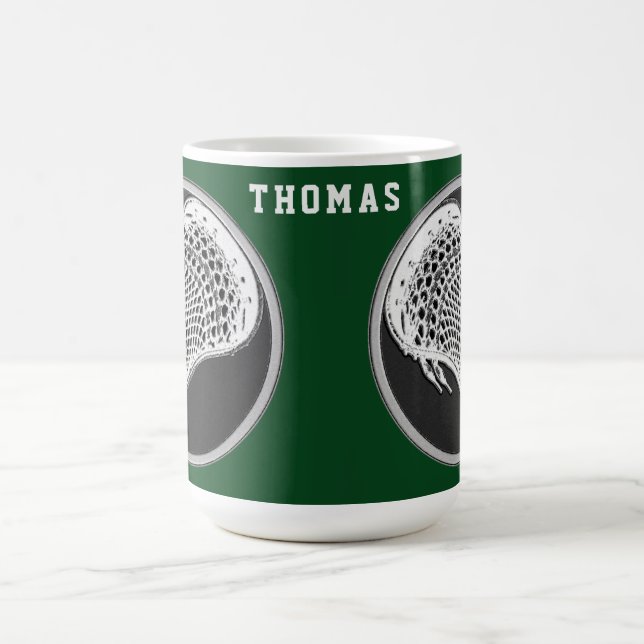 Personalisierte Lacrosse Coffee Tasse (Mittel)