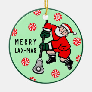 Personalisierte Lacrosse Collectible Keramik Ornament
