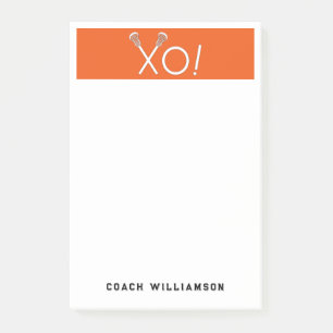 Personalisierte Lacrosse Geschenke Post-it Klebezettel