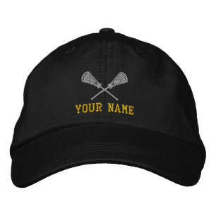 Personalisierte Lacrosse Ihr Name bestickt Cap Bestickte Baseballkappe