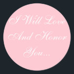 Personalisierte lädt zum Bubble Gum Pink ein Runder Aufkleber<br><div class="desc">Farbe Matched Bubble Gum Pink Custom Stickers For Wedding Bubble Gum Pink and White - Wedding Industrie-Planer immer wieder fragen: Welche Hochzeitsaufkleber werden einen denkwürdigen Eindruck machen? Diese sorgfältig entworfen und machen Ihren eigenen Designer Wedding Bubble Gum Pink und White Stickers wird ein großes Spiel für Hochzeitspostkarten zusätzlich zu verschiedenen...</div>