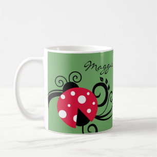 Personalisierte Lady Bug Cup Tasse Ladybug