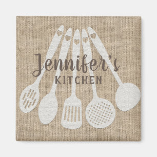 Personalisierte Landküche Magnet