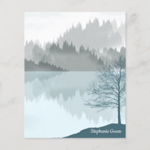 Personalisierte Landschaft Reflektion Bäume Grün