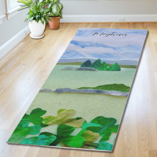 Personalisierte Landschaft Yogamatte