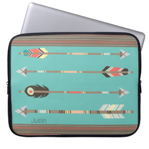 Personalisierte Laptop-Hülle mit Pfeilen Laptopschutzhülle