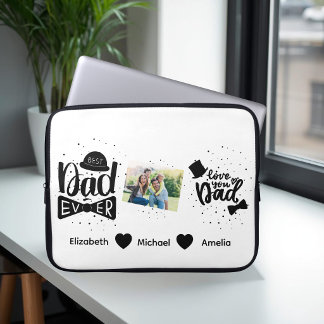 Personalisierte Laptop-Hülle zum Vatertag Laptopschutzhülle