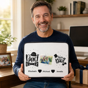 Personalisierte Laptop-Hülle zum Vatertag Laptopschutzhülle