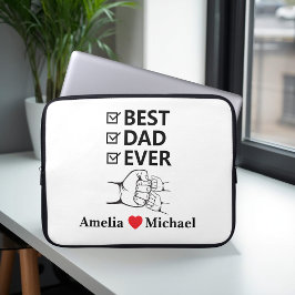 Personalisierte Laptop-Tasche 'Bester Vater aller  Laptopschutzhülle