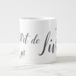 Personalisierte L'Art de Vivre Slow Living-Ästheti Jumbo-Tasse