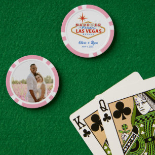 Personalisierte Las Vegas Gastgeschenk Hochzeit Po Pokerchips