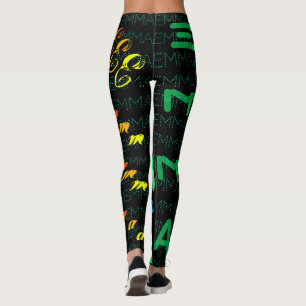 Personalisierte Leggings für die Wiederholung von