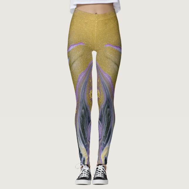 Personalisierte Leggings mit eigener Marke (Vorderseite)