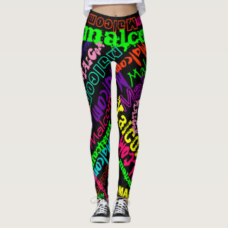 Personalisierte Leggings mit individuellem Namen
