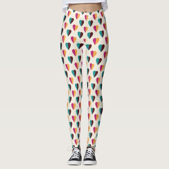 Personalisierte Leggings mit superlustigen Abzügen (Vorderseite)