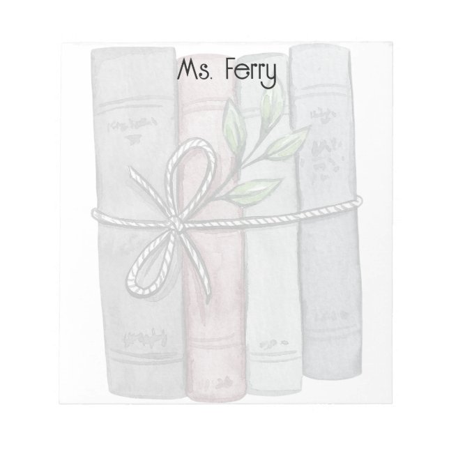 Personalisierte Lehrbücher, die mit Wein verbunden Notizblock (Vorderseite)