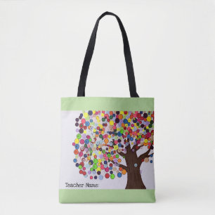 Personalisierte Lehrer-Tasche Tasche-d, die Baum