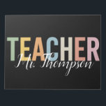 Personalisierte Lehrerbewertung zurück zur Schule Notizblock<br><div class="desc">Personalisierte Lehrerbewertung Zurück zur Grundschullehrerin</div>