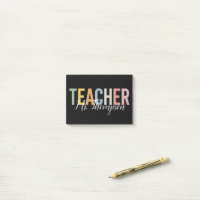 Personalisierte Lehrererkennungs-Rückkehr zur Schu
