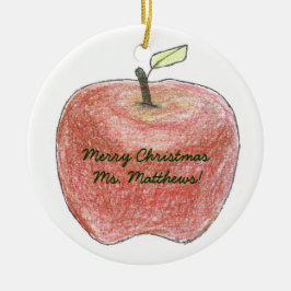 Personalisierte Lehrergeschenk Keramik Ornament