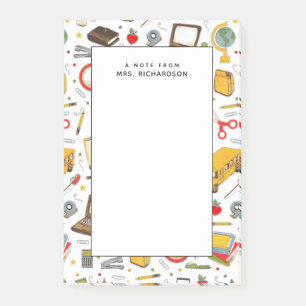 personalisierte Lehrerneuheit Post-it Klebezettel