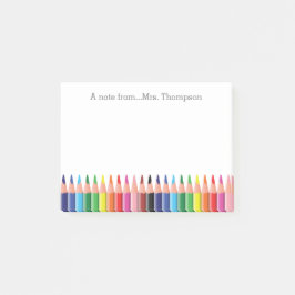 Personalisierte Lehrerschule Post-it Klebezettel